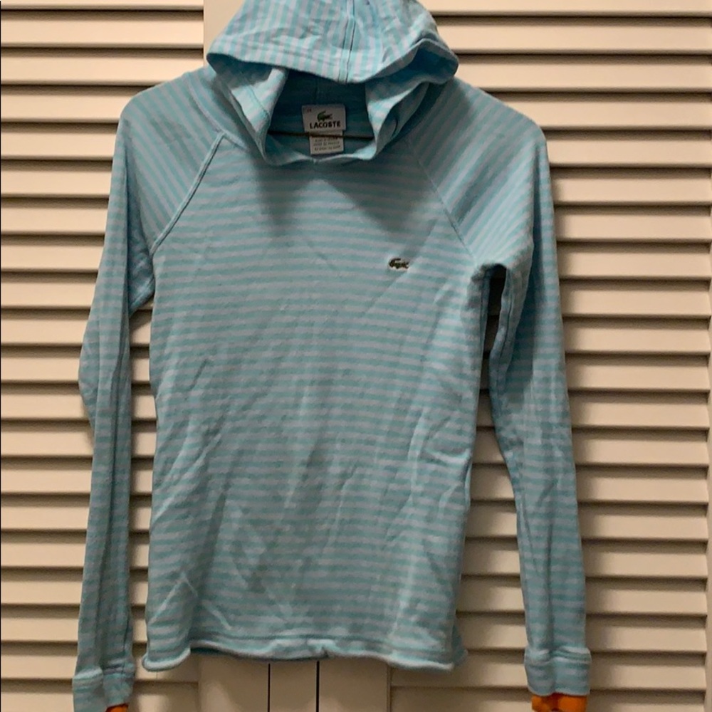 Long Sleeved Lacoste Hoodie.